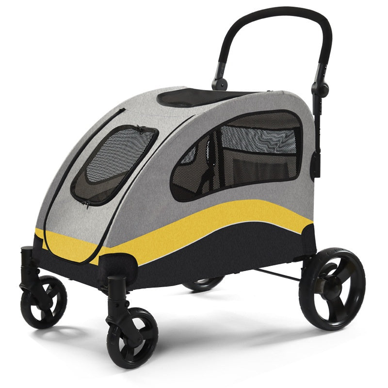 Medium-to-large Lightweight Foldable Pet Stro – Premium Quality, Everyday Convenience