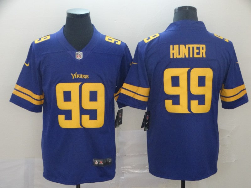 Men's Minnesota Vikings Danielle Hunter #99 Purple Game Player Jerseys