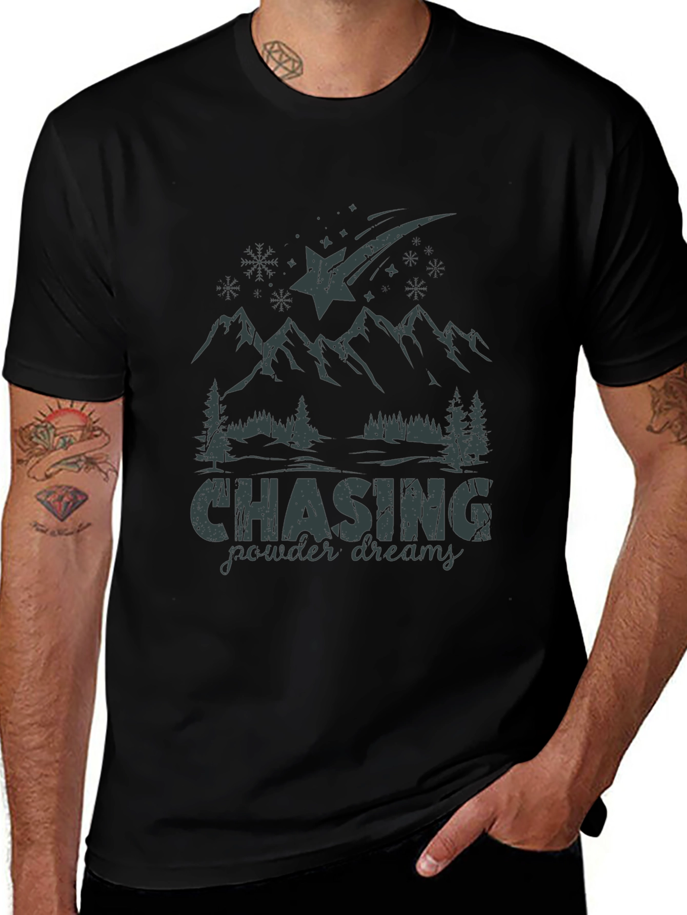 Chasing Powder Dreams Graphic Tee