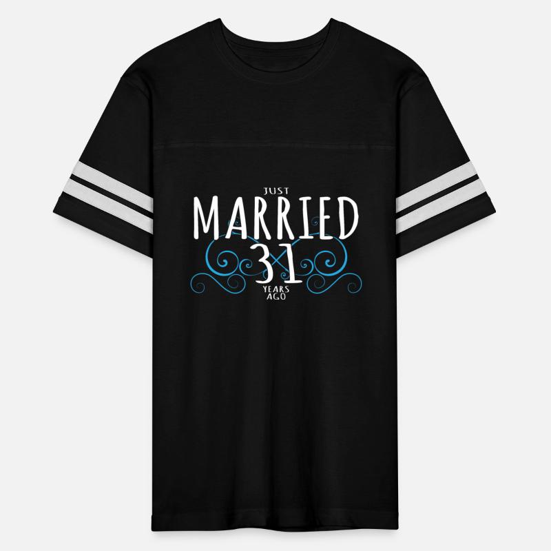 31st Anniversary Couple Design Just Married 31 Yea
