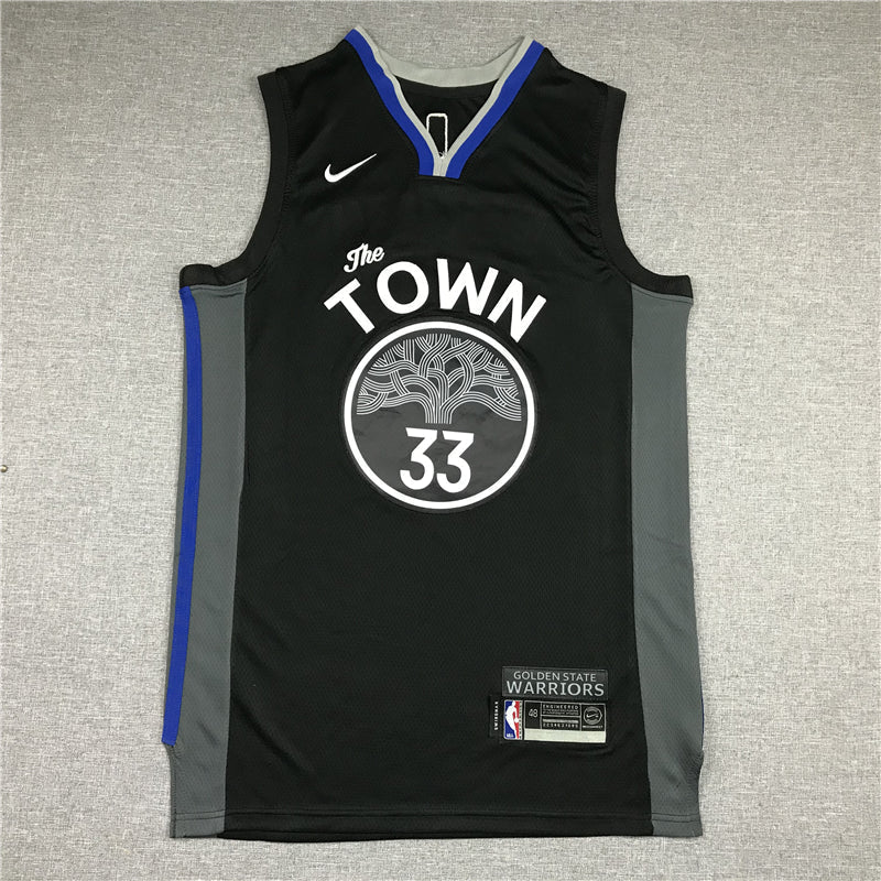 Men's Golden State Warriors James Wiseman #33 Black Swingman Jerseys
