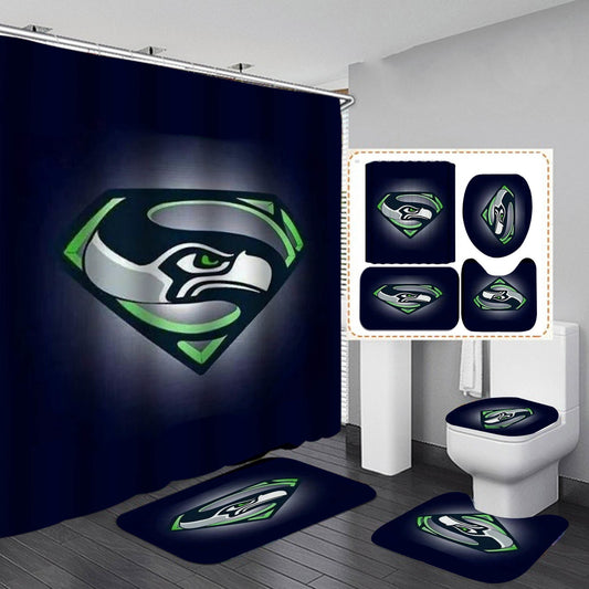 Shower curtain creative printing waterproof shower cloth – Declutter Your Home in Minutes