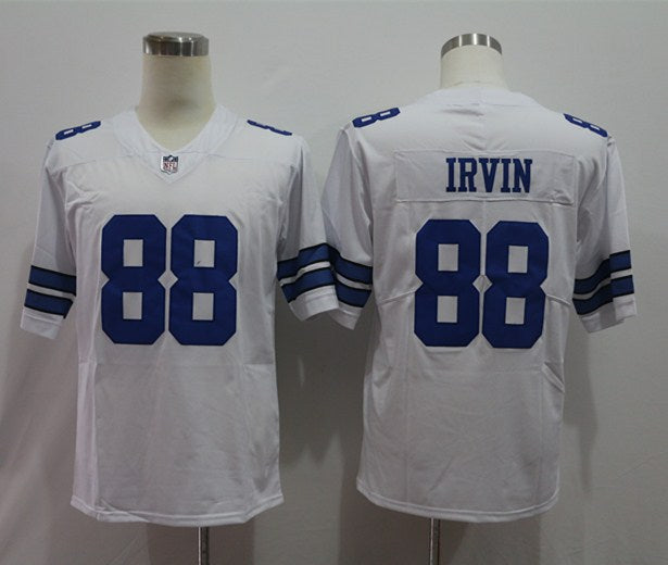 Men's Dallas Cowboys Michael Irvin #88 White Fashion Game Jerseys