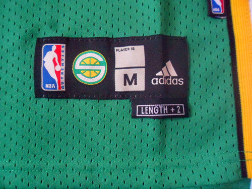 SuperSonics No. 35 Durant Green Retro Fan Edition New Fabric Jersey