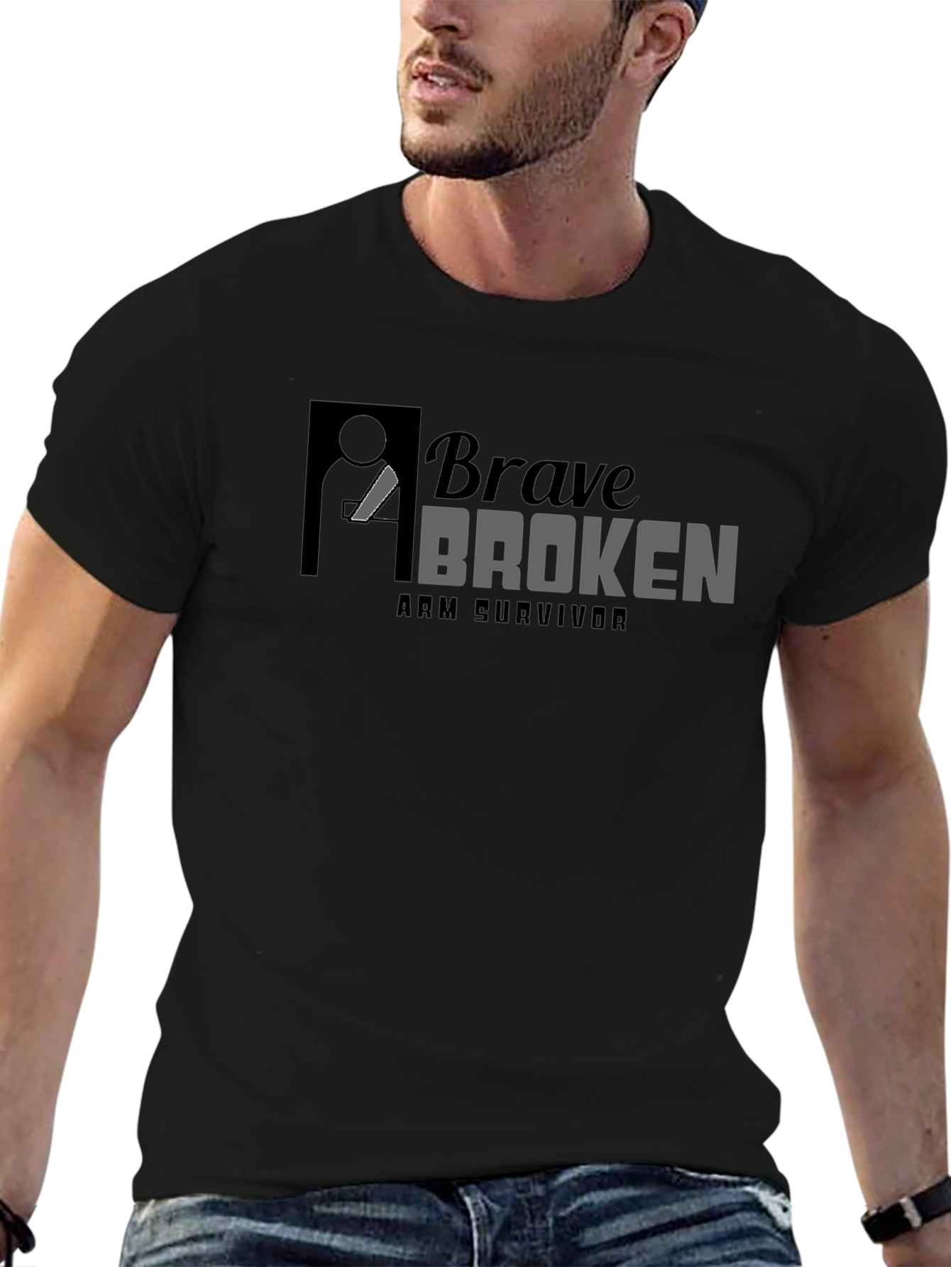 Brave Broken Arm Survivor T-Shirt