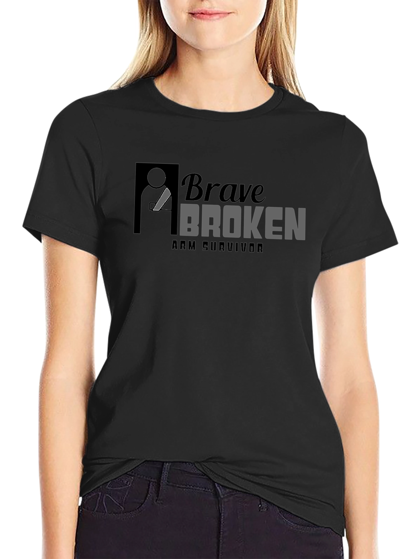 Brave Broken Arm Survivor T-Shirt