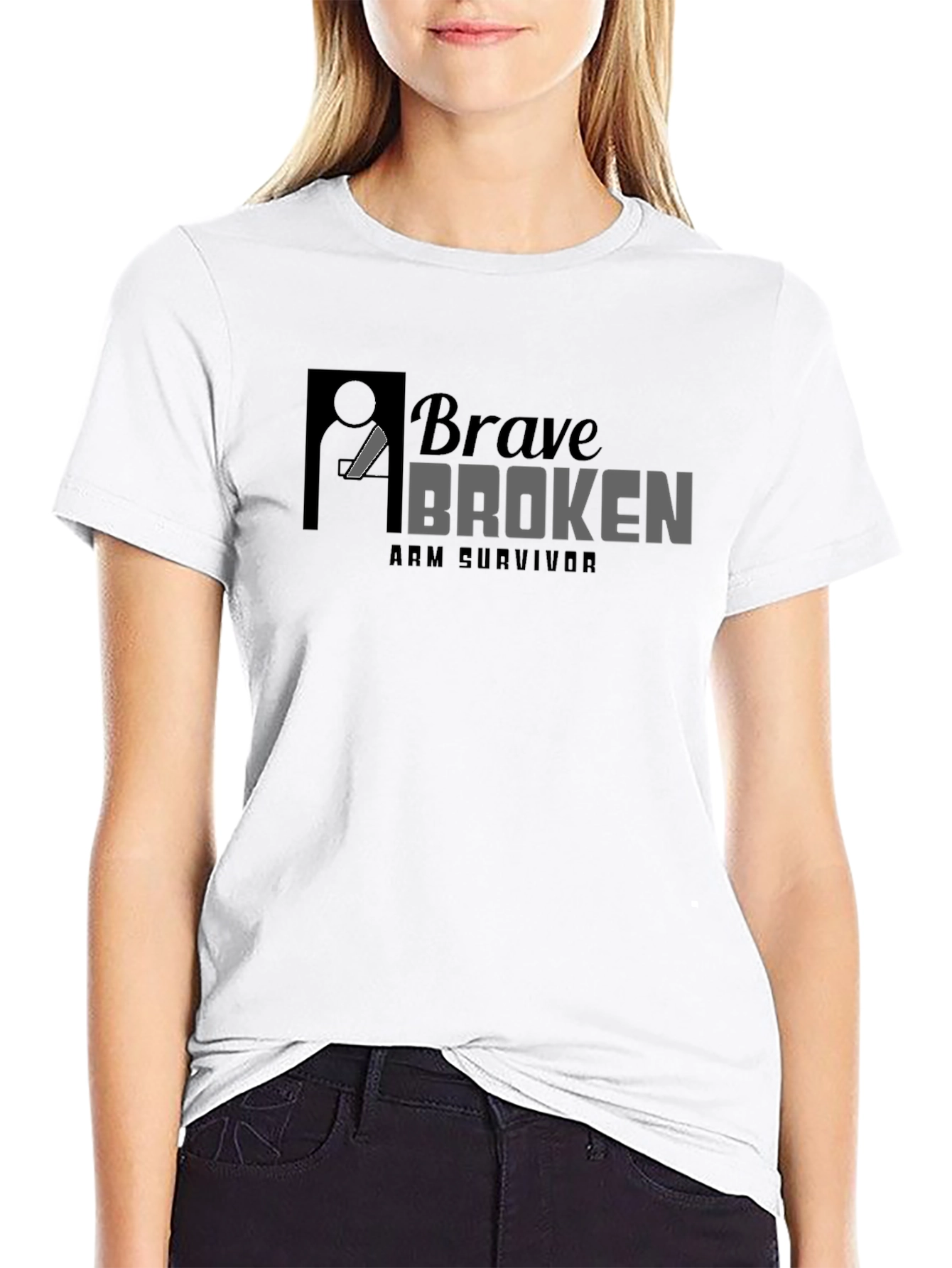 Brave Broken Arm Survivor T-Shirt