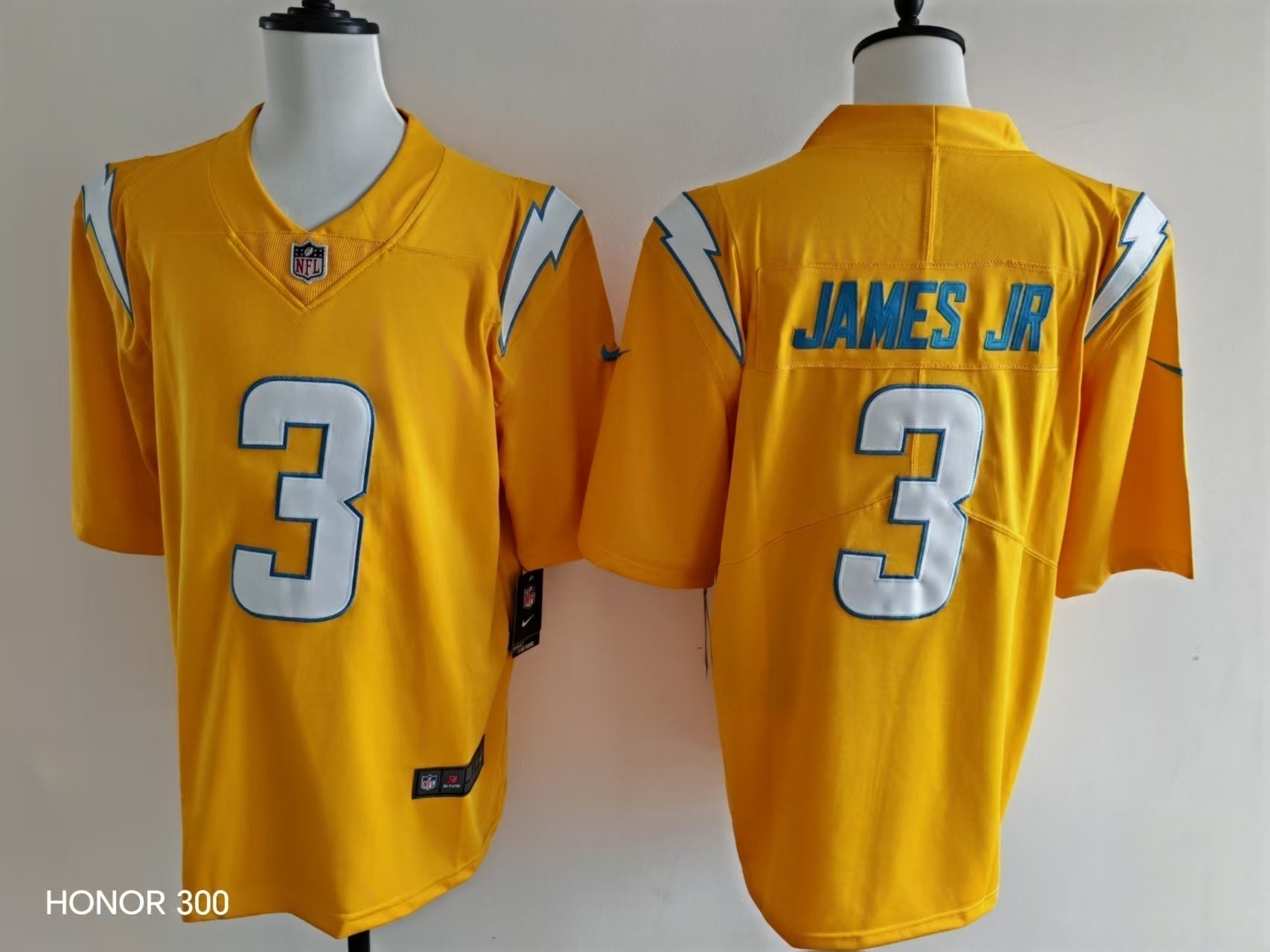 Men's San Diego Chargers Derwin James Jr. Jersey-Retro Yellow