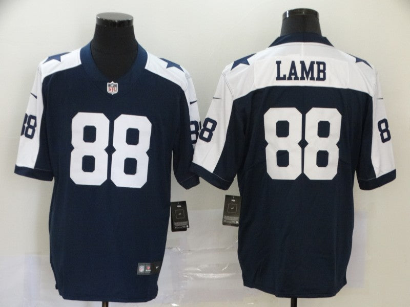 Men's Dallas Cowboys CeeDee Lamb #88 Navy Game Player Jerseys