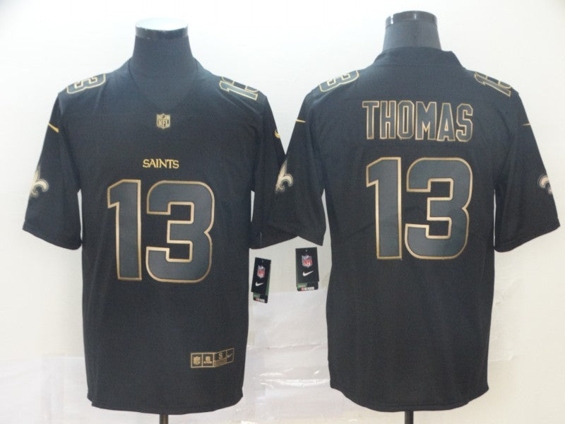 Men's New Orleans Saints Michael Thomas #13 Black Game Jerseys