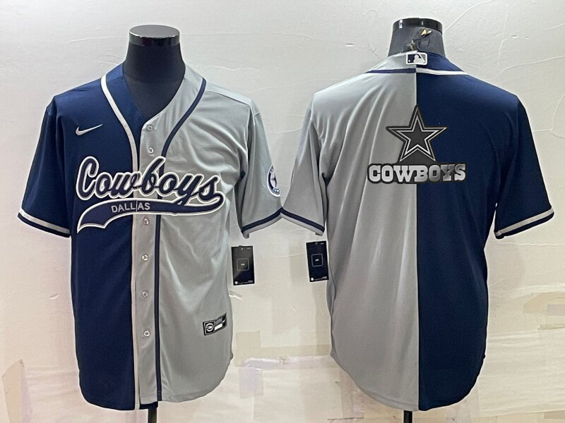 Men's Dallas Cowboys Navy/Gray Game Jerseys