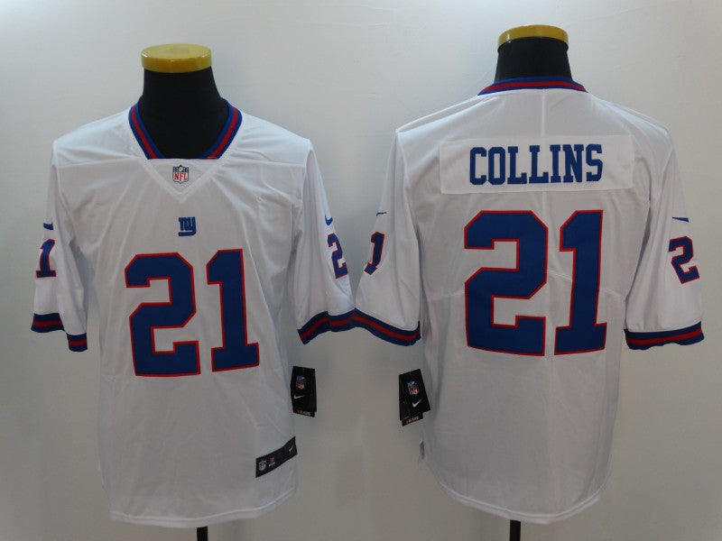Men's New York Giants Landon Collins #21 White Game Player Jerseys