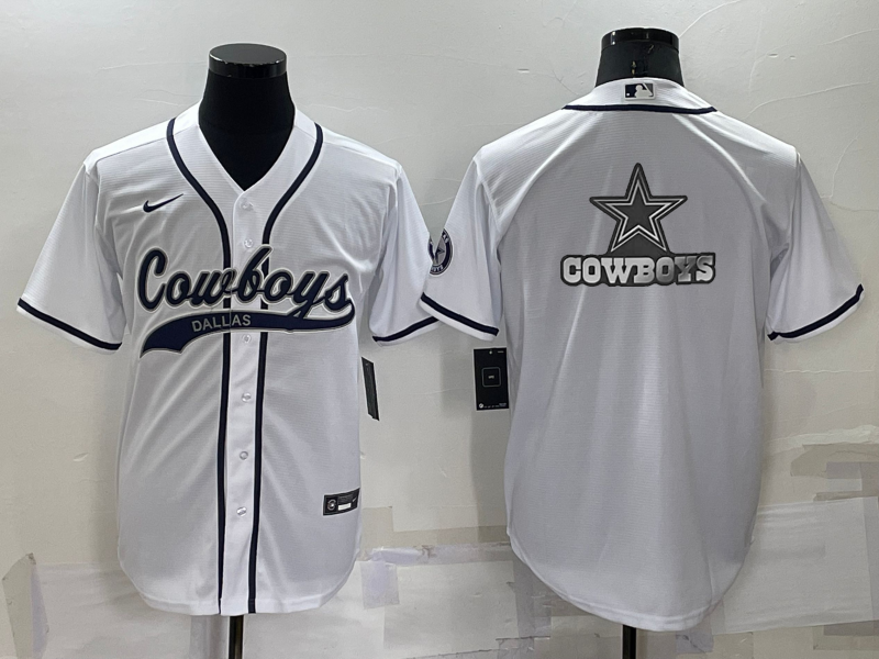 Men's Dallas Cowboys White Game Jerseys