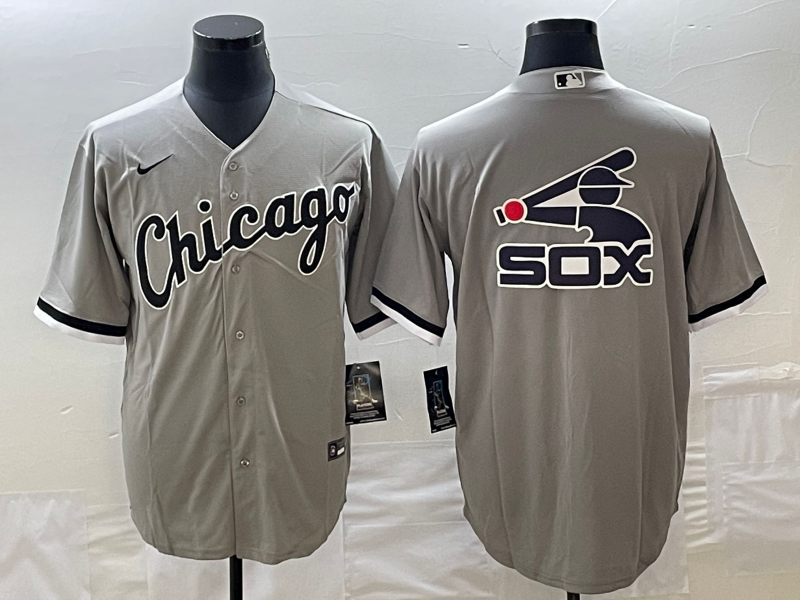 Men's Chicago White Sox Gray Replica Player Jerseys