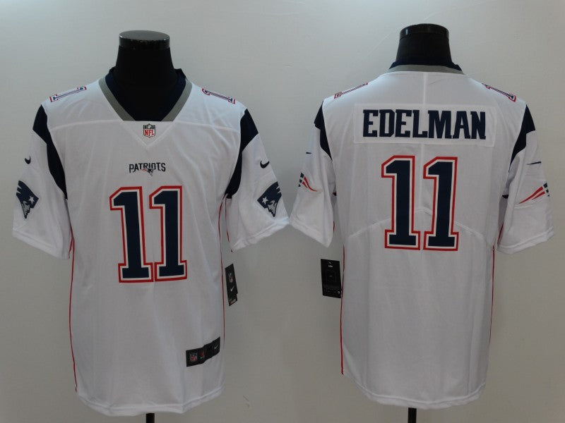 Men's New England Patriots Julian Edelman #11 Jerseys White