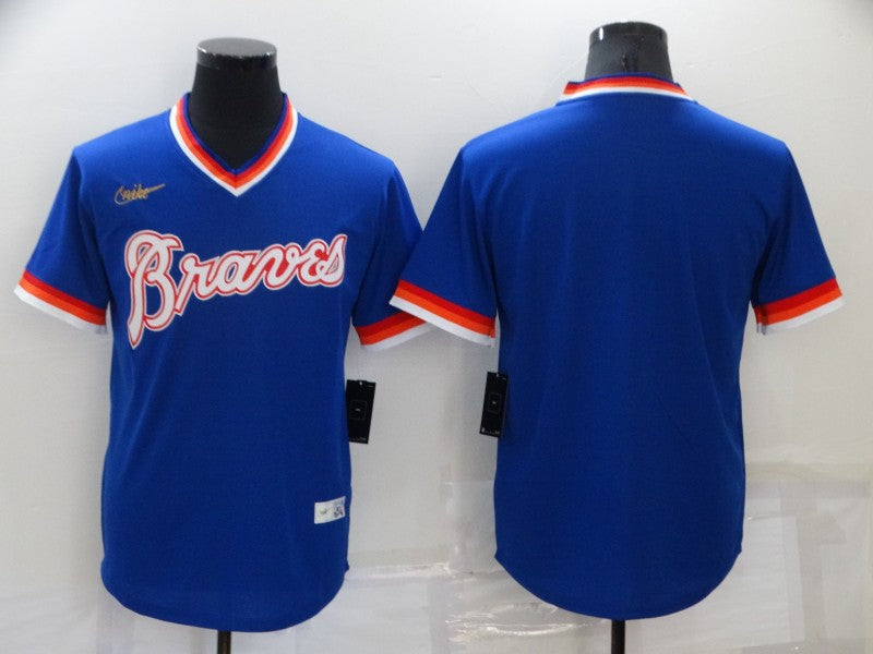 Men's Atlanta Braves Royal Cooperstown Collection Blank Jerseys