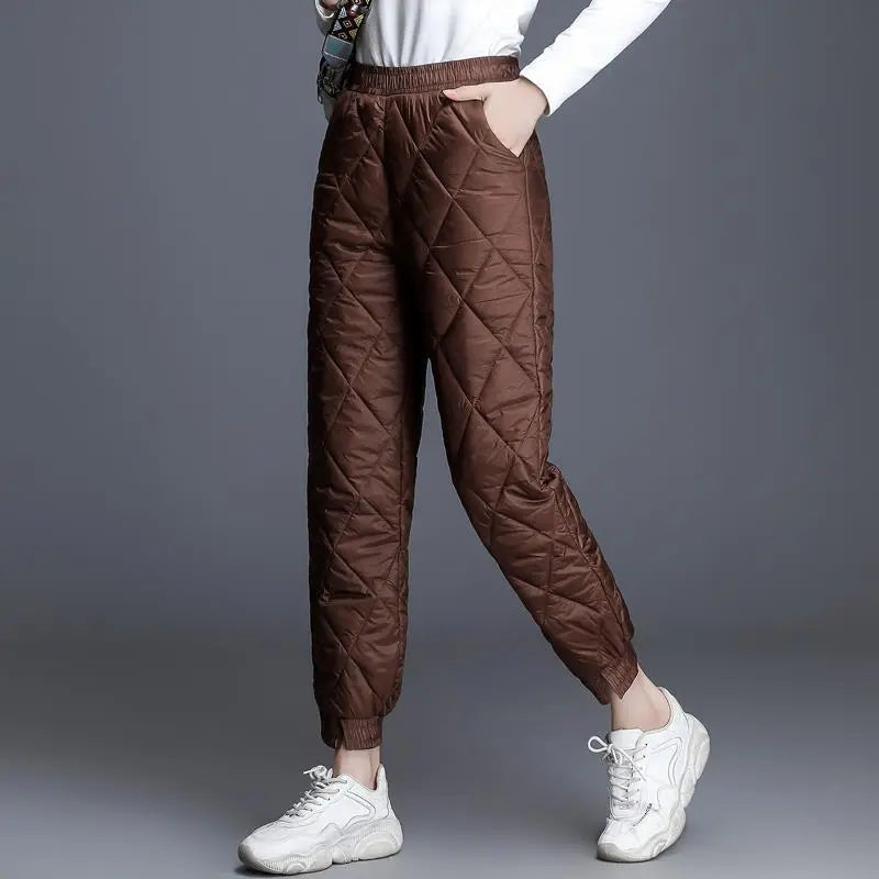 Stylish Apparel Down cotton trousers for women