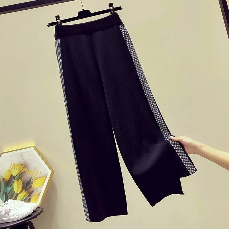 Casual Pants Casual Draping Wide-leg Pants Women