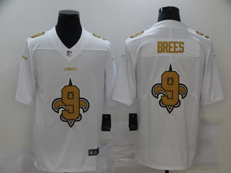 Men's New Orleans Saints #9 Drew Brees White Player Game Jerseys