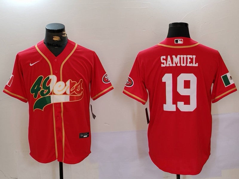 Men's San Francisco 49ers Deebo Samuel #19 Scarlet Game Jerseys