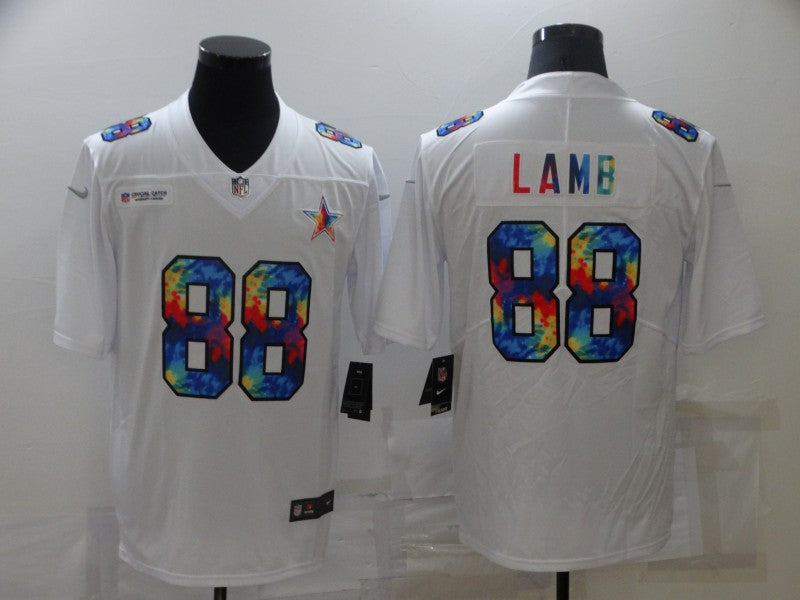 Men's Dallas Cowboys #88 CeeDee Lamb White Game Jerseys