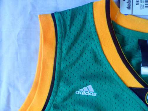 SuperSonics No. 35 Durant Green Retro Fan Edition New Fabric Jersey