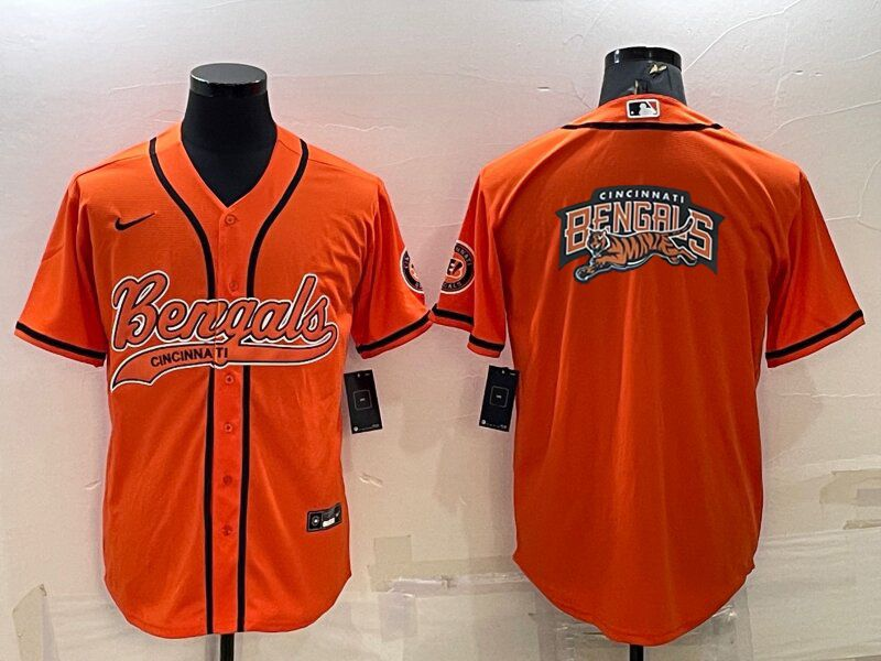 Men's Cincinnati Bengals Orange Fashion Jerseys