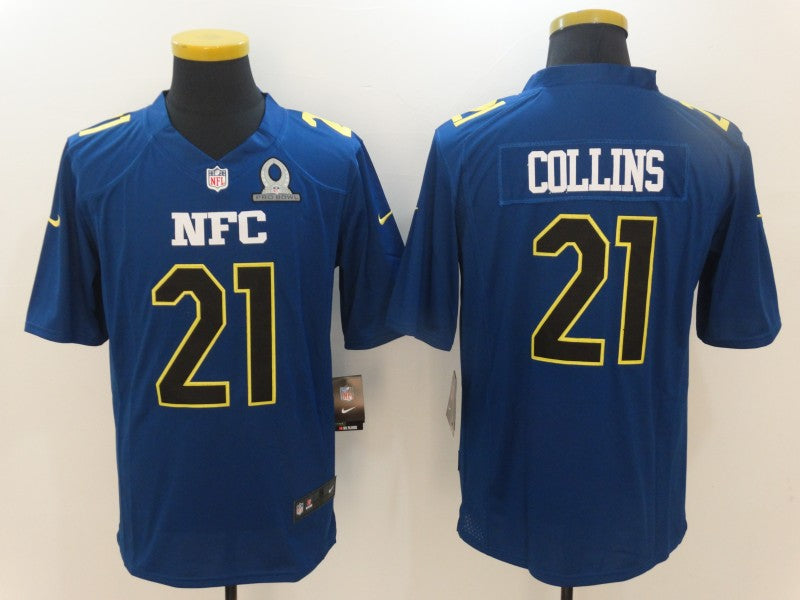 Men's New York Giants Landon Collins #21 Blue Game Player Jerseys