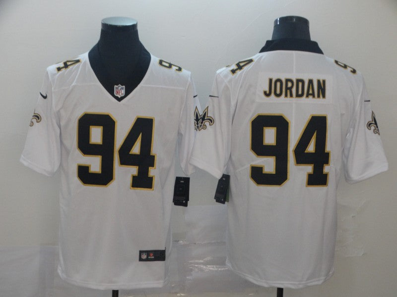 Men's New Orleans Saints Cameron Jordan #94 White Game Jerseys