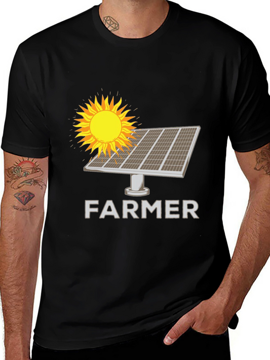 Solar Farmer T-Shirt: Sustainable Energy Tee