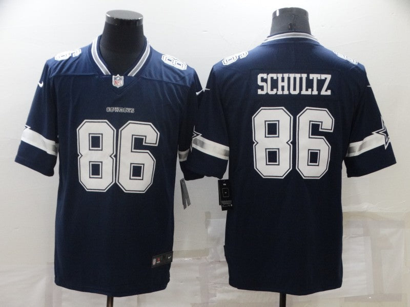 Men's Dallas Cowboys Dalton Schultz #86 Navy Game Jerseys