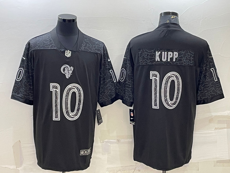 Men's Los Angeles Rams Cooper Kupp #10 Dark Grey Game Jerseys
