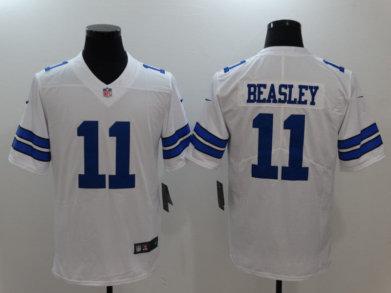 Men's Dallas Cowboys Cole Beasley #11 White Game Jerseys