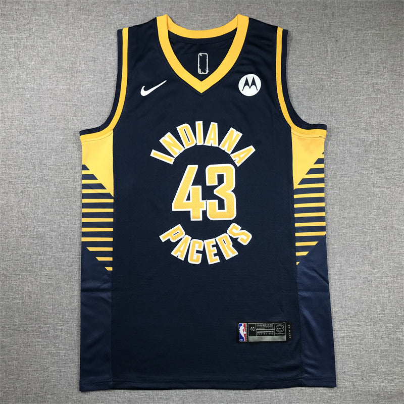 Men's Indiana Pacers Pascal Siakam #43 Navy Swingman Jerseys - Icon Edition
