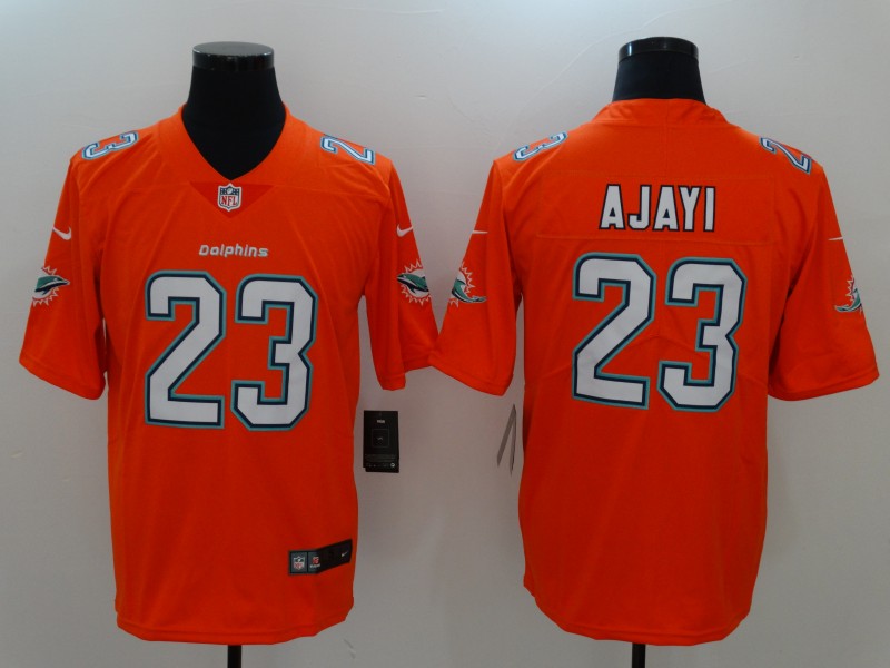 Men's Miami Dolphins Jay Ajayi #23 Orange Game Jerseys