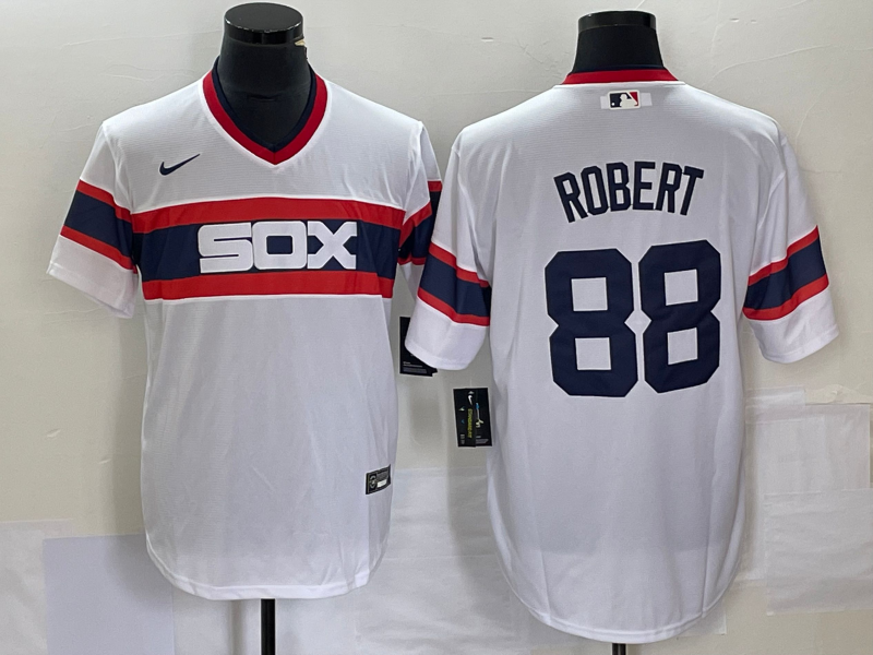 Men's Chicago White Sox Luis Robert #88 White Home Cooperstown Collection Team Player Jerseys