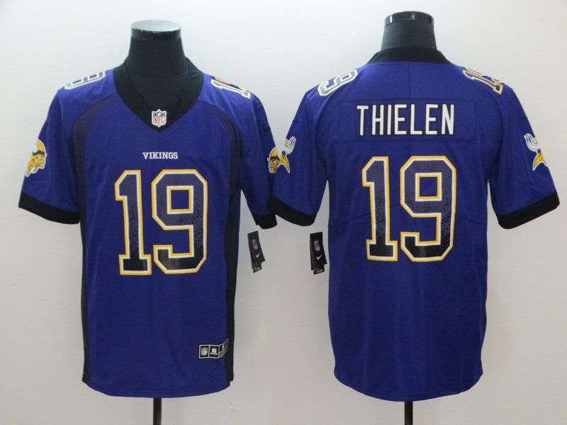 Men's Minnesota Vikings Adam Thielen #19 Purple Game Jerseys