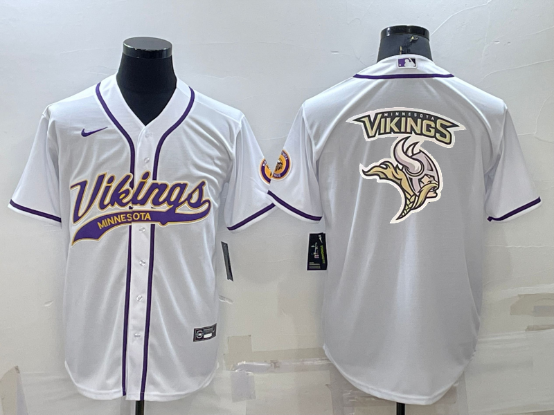 Men's Minnesota Vikings White Game Jerseys