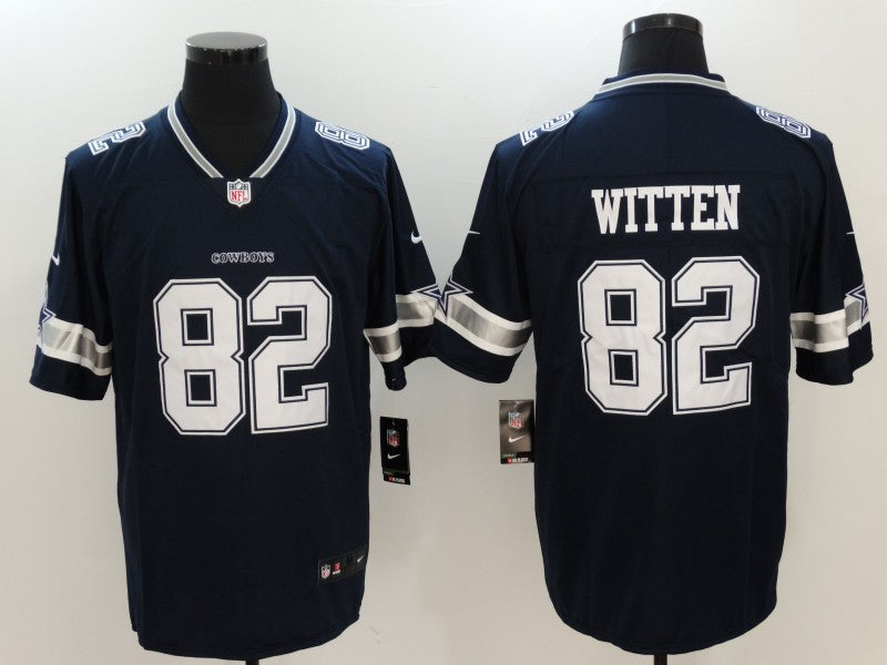 Men's Dallas Cowboys Jason Witten #82 Navy Game Player Jerseys