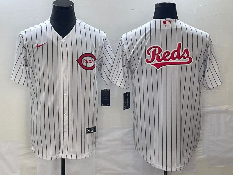 Men's Cincinnati Reds White 2022 MLB at Field of Dreams Game Authentic Team Jerseys