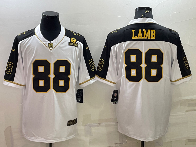 Men's Dallas Cowboys CeeDee Lamb #88 White Player Jerseys