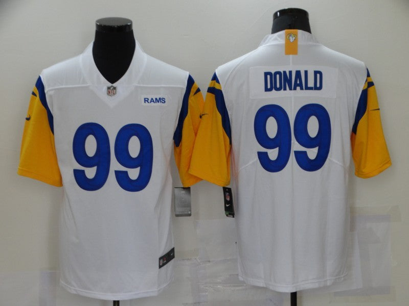Men's Los Angeles Rams Aaron Donald #99 White Legend Jerseys
