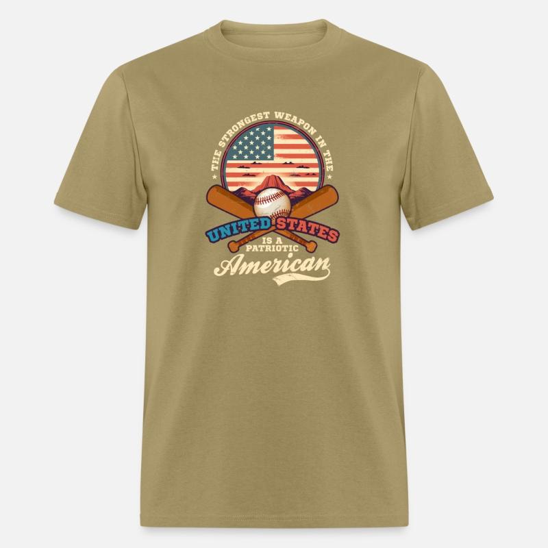 4th Of July Baseball Strongest Weapon Patriotic