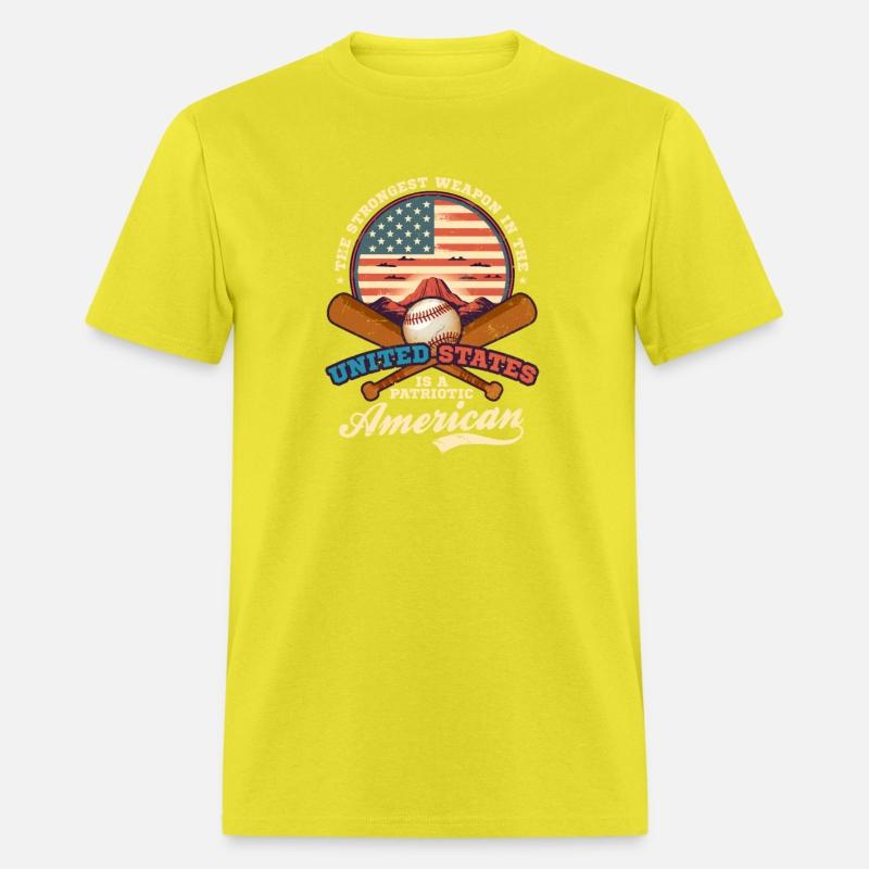 4th Of July Baseball Strongest Weapon Patriotic