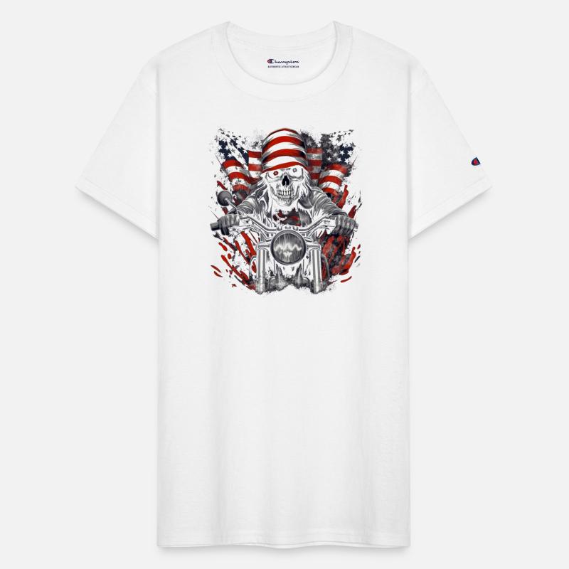 4th of July Skull Biker