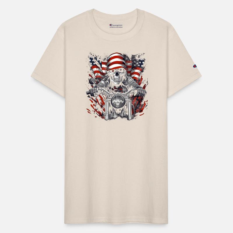 4th of July Skull Biker