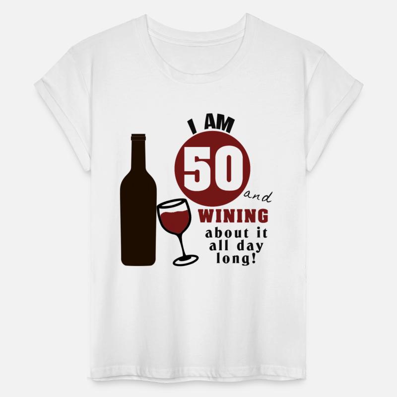 50th Birthday Wine Funny