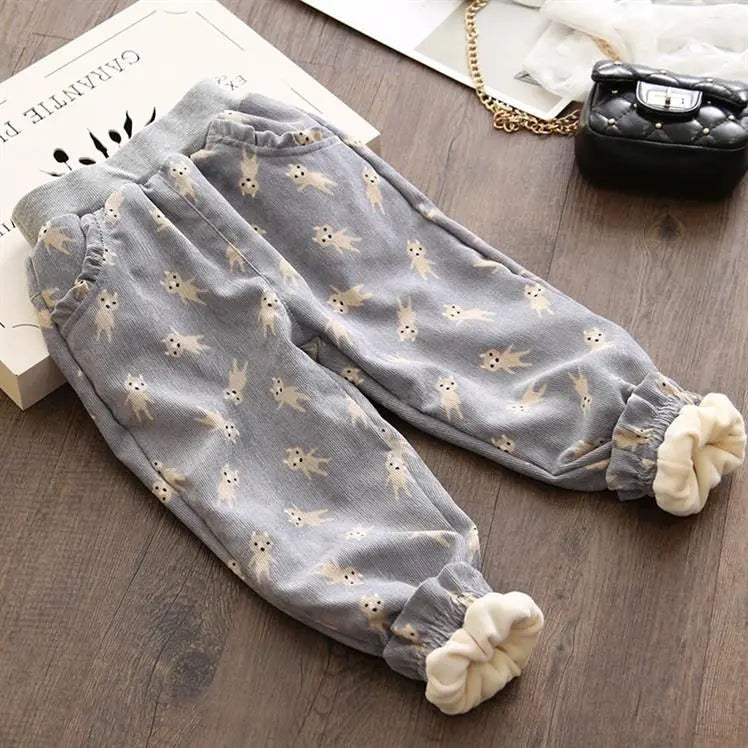 Fashionable Apparel Children's trousers Plush for women
