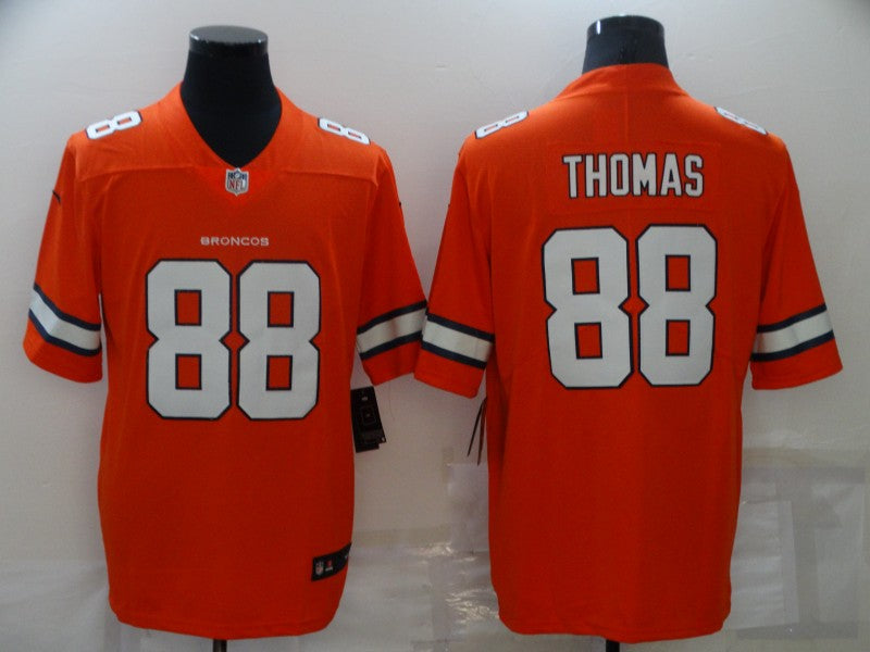 Men's Denver Broncos Demaryius Thomas #88 Orange Game Player Jerseys