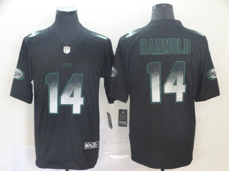 Men's New York Jets Sam Darnold #14 Black Alternate Game Player Jerseys